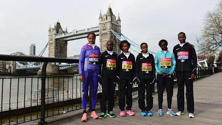 Kenyan and Ethiopian stars to clash at London Marathon Kenyan and Ethiopian stars to clash at London Marathon