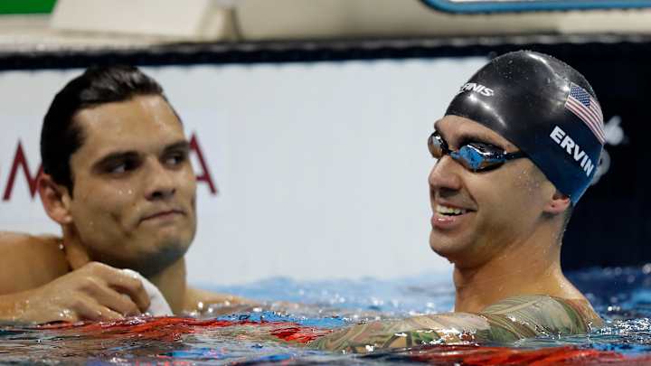 Ervin pulls off Olympic swim victories 16 years apart