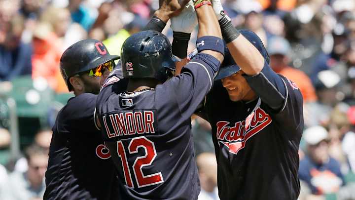 Kluber fans 10, Gomes HR and 5 RBIs as Indians beat Tigers