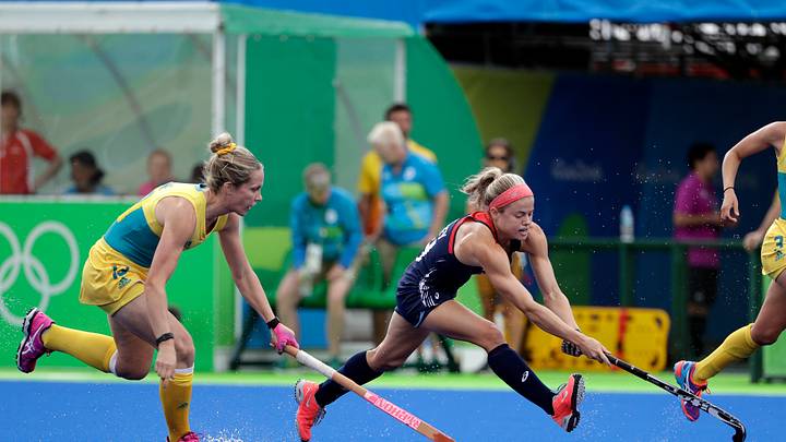 USA knocks off No. 3 Australia in women's field hockey USA knocks off No. 3 Australia in women's field hockey