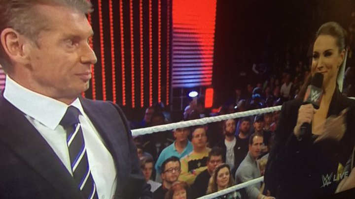Drew Brees had front-row seats for Monday Night RAW