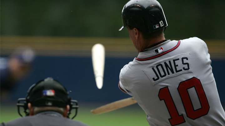 These newlyweds really like Chipper Jones