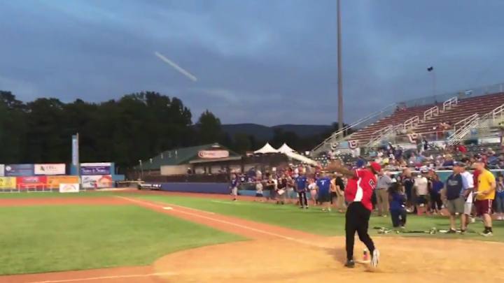 Odell Beckham Jr. hit an absolute moonshot at a charity softball event