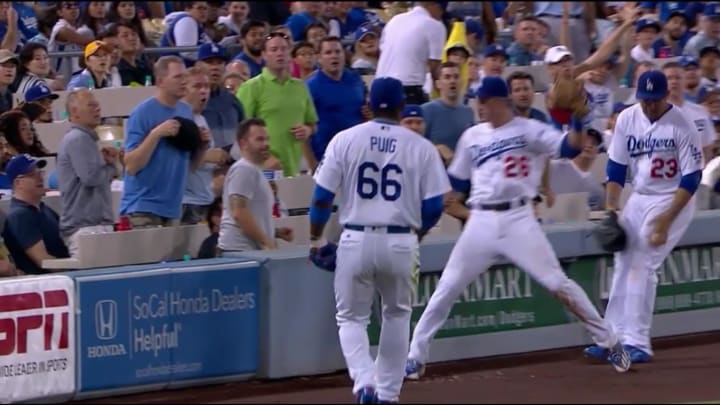 Watch: Utley, Gonzalez combine for mind-bending putout Watch: Utley, Gonzalez combine for mind-bending putout