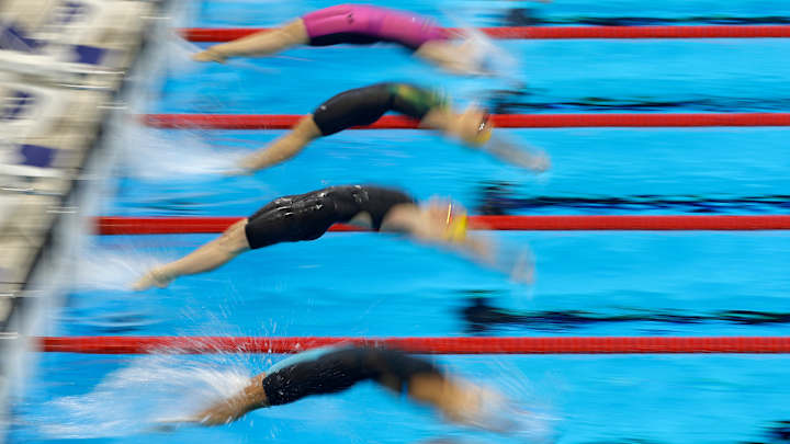 Several Olympic swimmers listed with wrong qualifying times