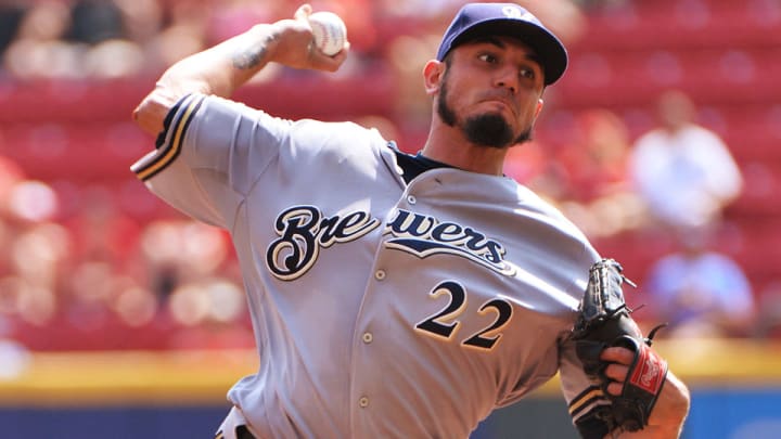 Brewers place Matt Garza (shoulder) on disabled list