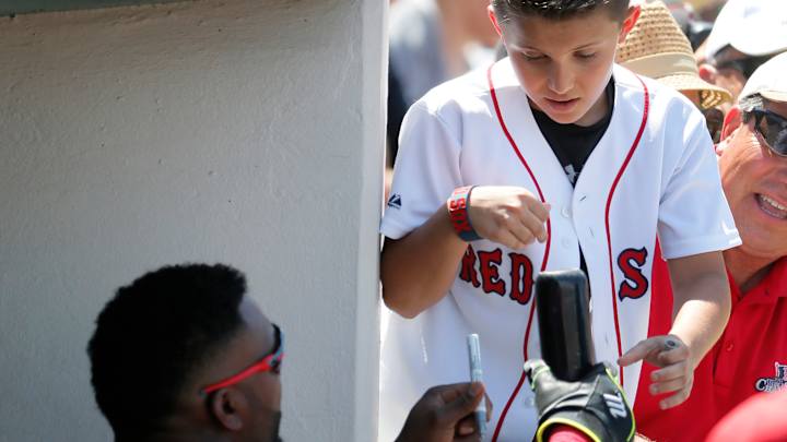 Ortiz hits home run in his final spring training at-bat