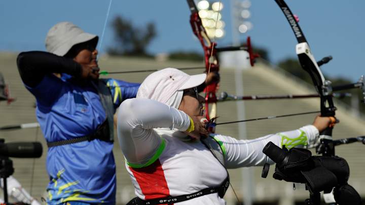 A Summer Olympics first for Iran - a female flagbearer
