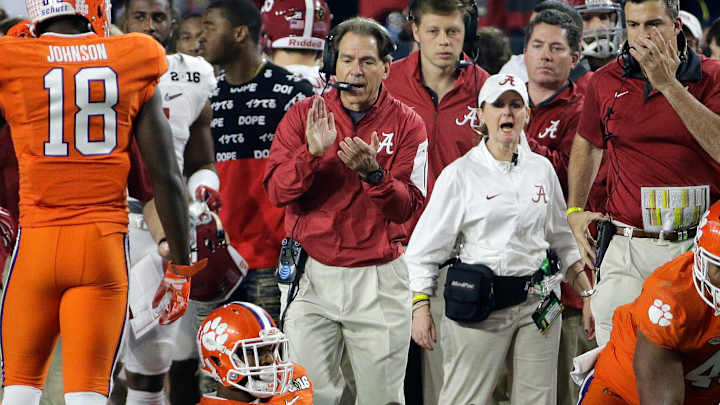 Column: With latest title, Saban claims a place in history
