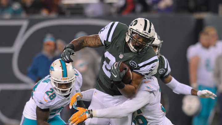 Matt Forte (knee, shoulder) doubtful for Jets vs. Patriots