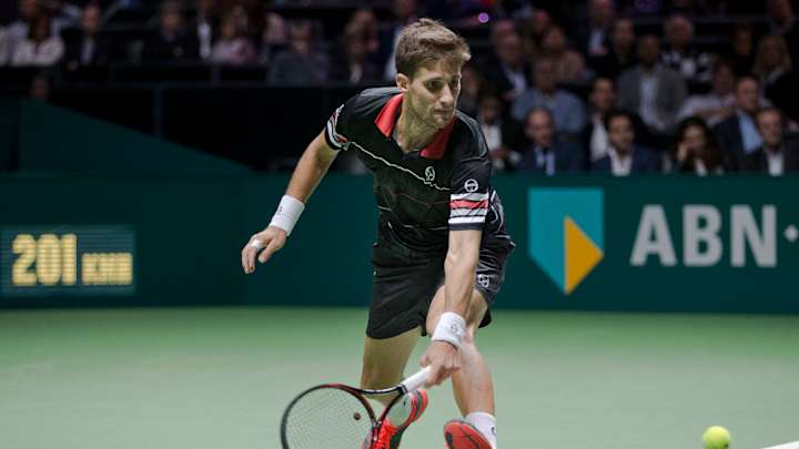 Martin Klizan beats Gael Monfils to win title in Rotterdam Martin Klizan beats Gael Monfils to win title in Rotterdam