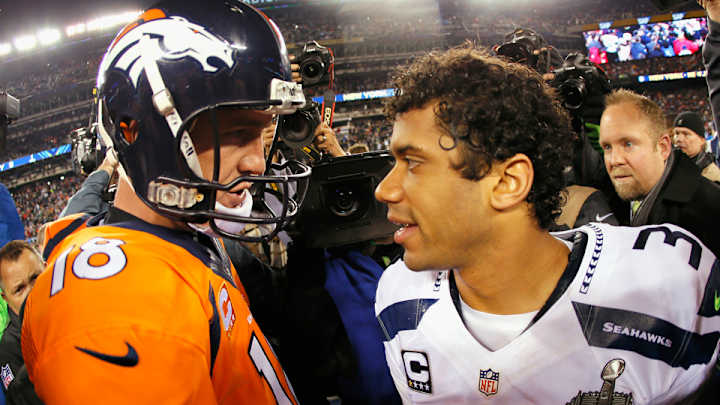 Russell Wilson congratulates Peyton Manning with letter