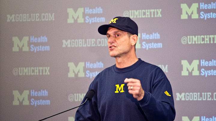 Unconcerned with critics, Harbaugh and Michigan bask in sun Unconcerned with critics, Harbaugh and Michigan bask in sun