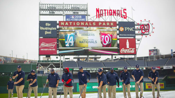 Dodgers-Nats rained out in Game 2 of NLDS; will play Sunday
