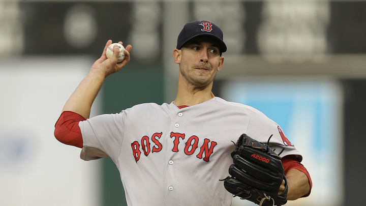 Rick Porcello tosses gem, Red Sox rout Athletics once again