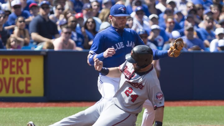 Upton, Blue Jays overcome 5-run deficit, Twins' skid hits 9
