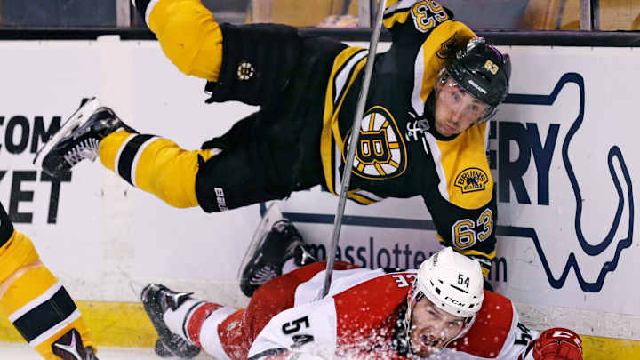 Hurricanes beats Bruins 2-1 in SO to hurt B's playoff hopes