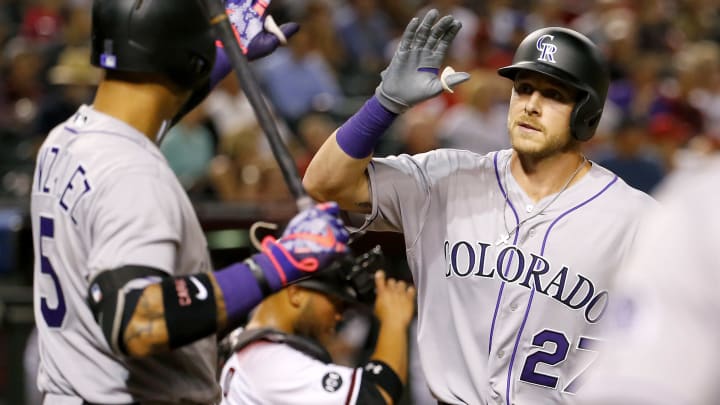 Story makes MLB history, Greinke has awful night in Arizona