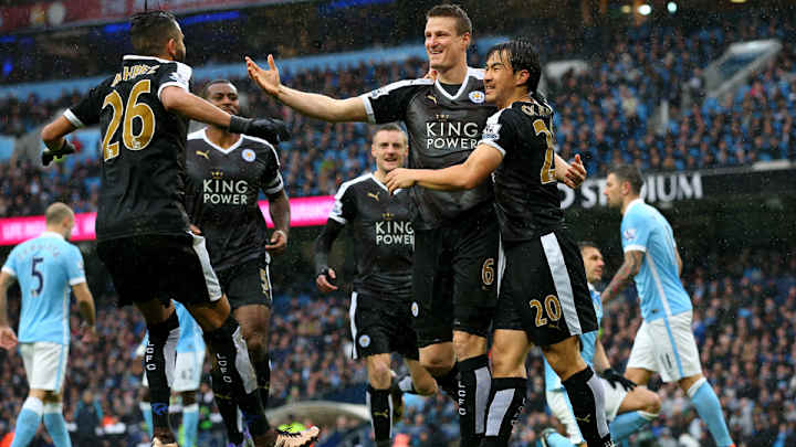 Watch: Robert Huth scores twice for Leicester at Manchester City Watch: Robert Huth scores twice for Leicester at Manchester City