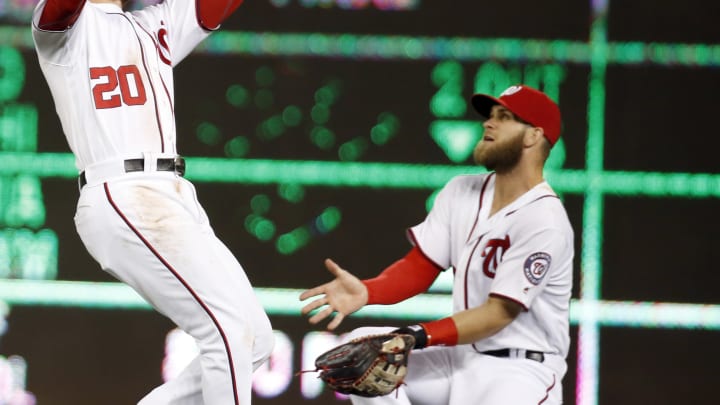 Harper's 2-run double in 8th lifts Nationals past Braves 2-1
