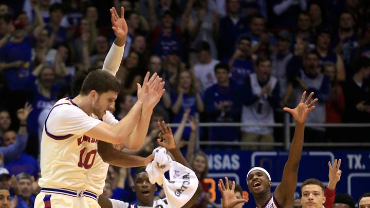 No. 2 Jayhawks beat Texas Tech 67-58 for Big 12 title share No. 2 Jayhawks beat Texas Tech 67-58 for Big 12 title share
