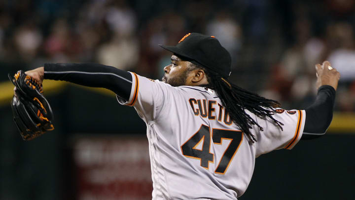 Giants pitcher Johnny Cueto to undergo MRI for groin injury Giants pitcher Johnny Cueto to undergo MRI for groin injury