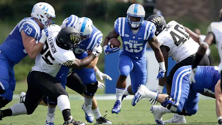 Freshman Carney scores 3 TDs, Wake Forest upsets Duke 24-14 Freshman Carney scores 3 TDs, Wake Forest upsets Duke 24-14
