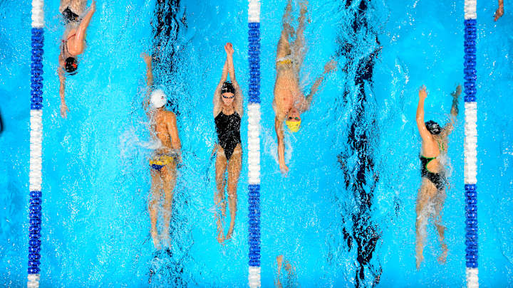 Franklin, Coughlin advance in 100 back at US Olympic trials
