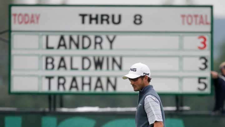 Landry posts 4 under to take lead at soggy US Open