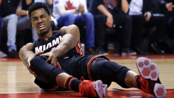 Heat’s Hassan Whiteside out for Game 4 with sprained MCL Heat’s Hassan Whiteside out for Game 4 with sprained MCL
