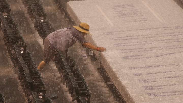 A biblical storm made for some incredible scenes at the Rockies game A biblical storm made for some incredible scenes at the Rockies game
