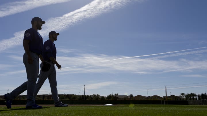 After Cy Young season, Arrieta gets back to work for Cubs