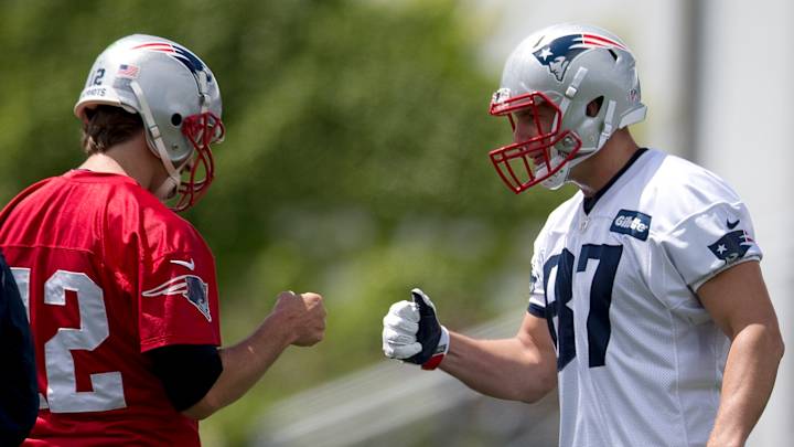 Gronkowski, Lewis make offseason workout debuts for Patriots