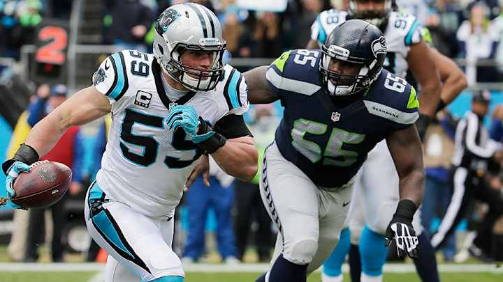 Watch: Luke Kuechly pick-six puts Panthers up by two touchowns early Watch: Luke Kuechly pick-six puts Panthers up by two touchowns early