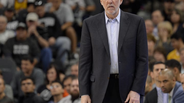 Watch: Spurs’ Gregg Popovich shakes his head at New Hampshire results