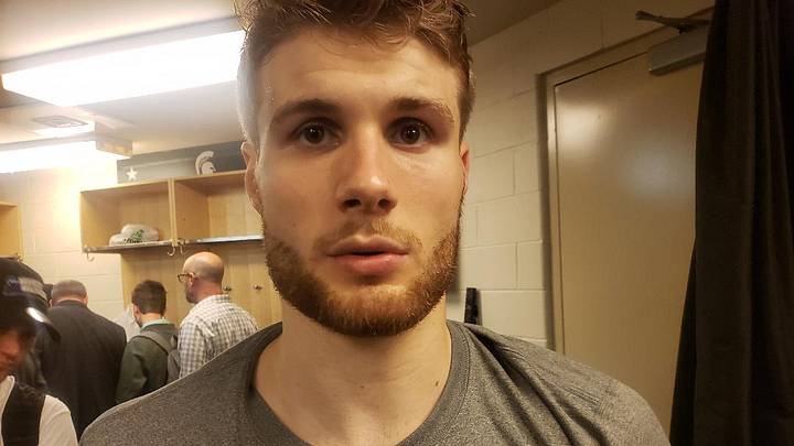 Spartan Basketball Guard Kyle Ahrens Talks MSU Loss to Kentucky in Champions Classic Spartan Basketball Guard Kyle Ahrens Talks MSU Loss to Kentucky in Champions Classic