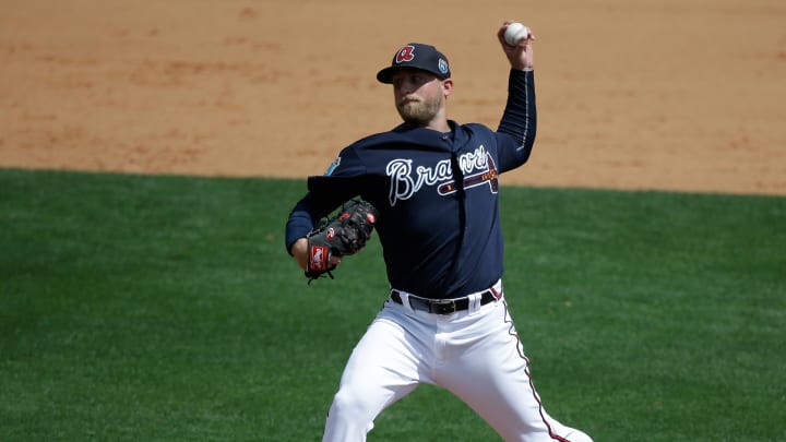 Garcia throws 3 smooth innings before trouble against Braves Garcia throws 3 smooth innings before trouble against Braves