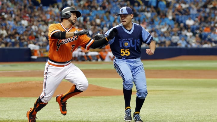 Panik has 4 RBIs, Giants beat Rays 6-4 for 7th straight win