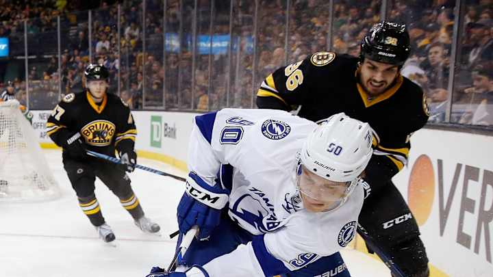Bruins' Rinaldo faces NHL hearing
