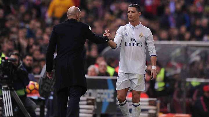 Ronaldo, Zidane claim plaudits after win in Madrid derby