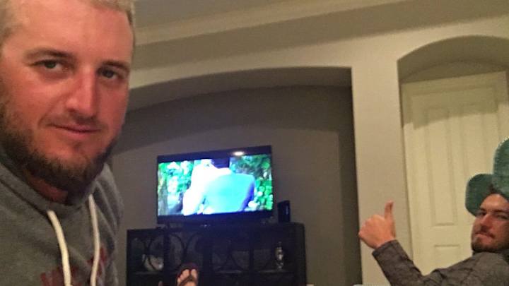 Phil Hughes hosted a Bachelor finale party for his Twins teammates Phil Hughes hosted a Bachelor finale party for his Twins teammates