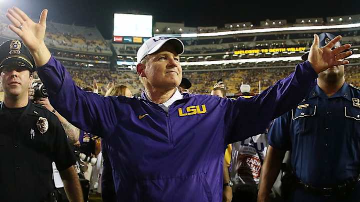 The right man in the right place: Les Miles is glad to be back at LSU after last year's attempted coup The right man in the right place: Les Miles is glad to be back at LSU after last year's attempted coup