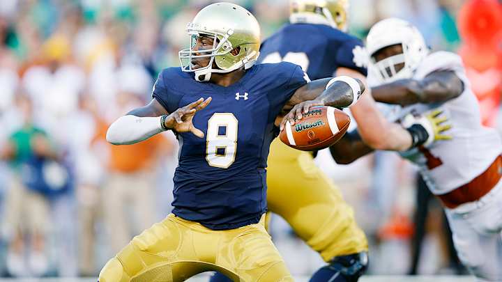 Notre Dame to play both Malik Zaire, DeShone Kizer vs. Texas Notre Dame to play both Malik Zaire, DeShone Kizer vs. Texas
