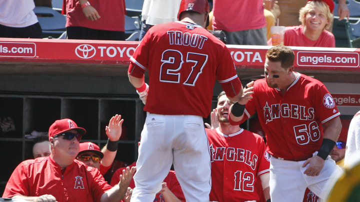 Angels rally for 7-6 win over Athletics