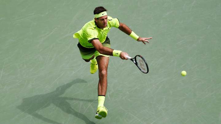 The Latest: Thiem retires, del Potro into US Open quarters