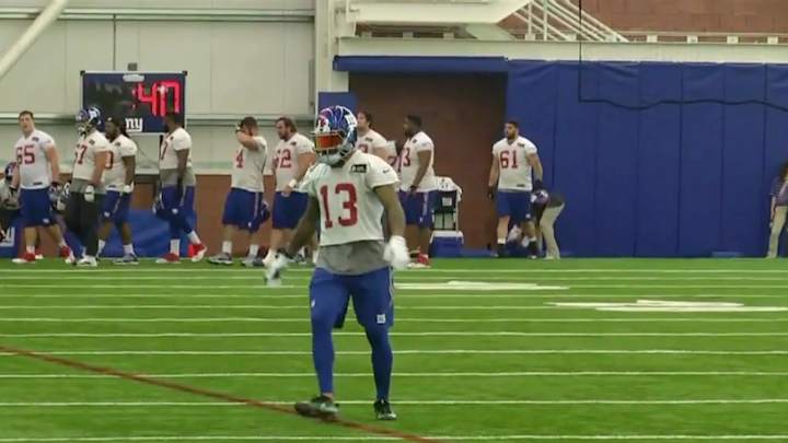 Watch: Odell Beckham dances at Giants camp