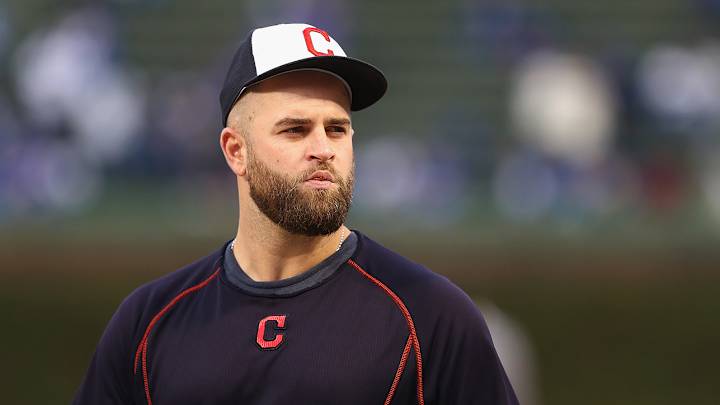 Mike Napoli apparently decided to walk around Cleveland shirtless even after a loss