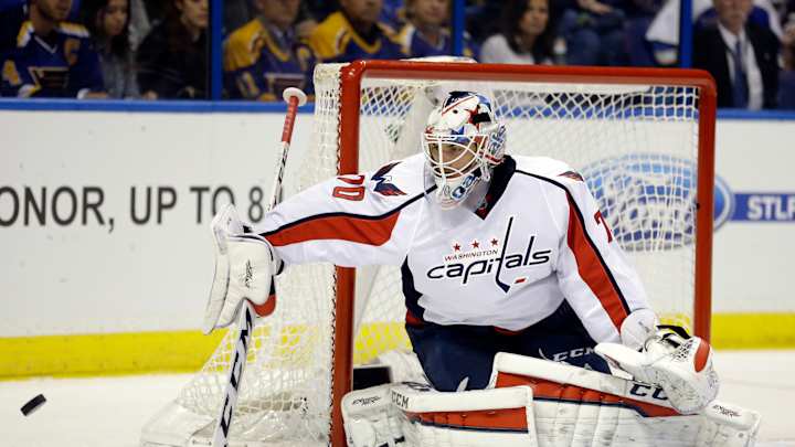Caps stick to plan, sit Holtby with chance to break record Caps stick to plan, sit Holtby with chance to break record