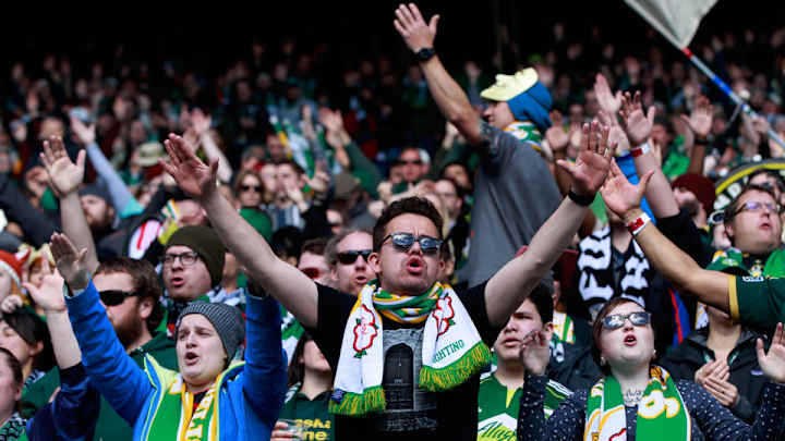 Watch: Portland Timbers unveil championship banner, tifo