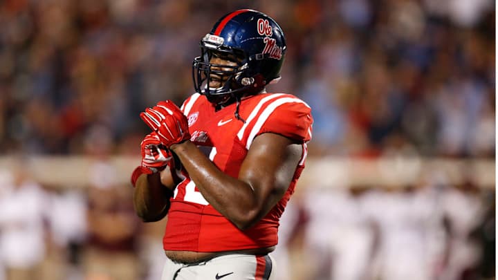 Watch: Ole Miss OT Laremy Tunsil scores to end half Watch: Ole Miss OT Laremy Tunsil scores to end half